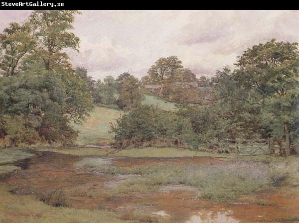 Wilmot Pilsbury,RWS Landscape in Leicestershire (mk46)